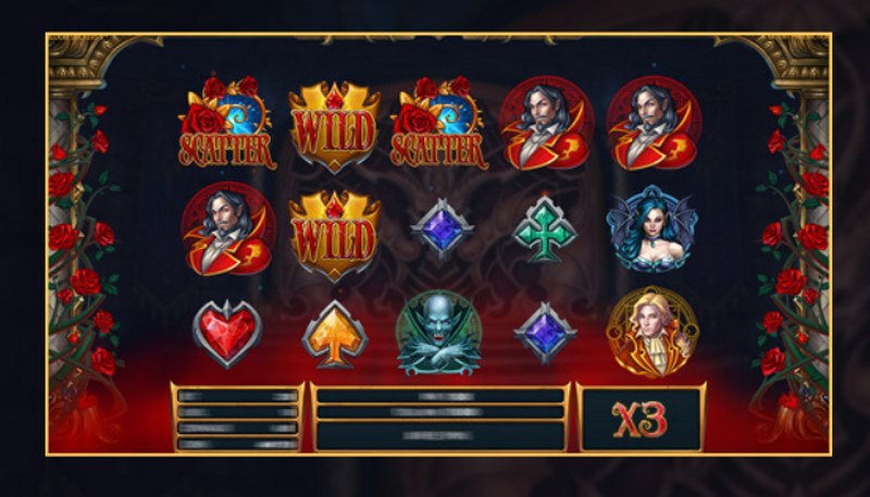 《吸血男爵II》——探索黑暗的血之传承,挑战终极冒险! 4 BLOOD ROSE FREE SPINS