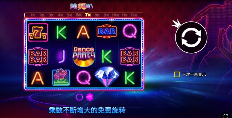 《跳舞趴》—— 音浪来袭,舞出你的节奏人生! 4 累积乘数免费旋转功能