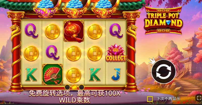 畅享经典乐趣——《三钻壶》带你体验全新游戏魅力! 4 次免费旋转